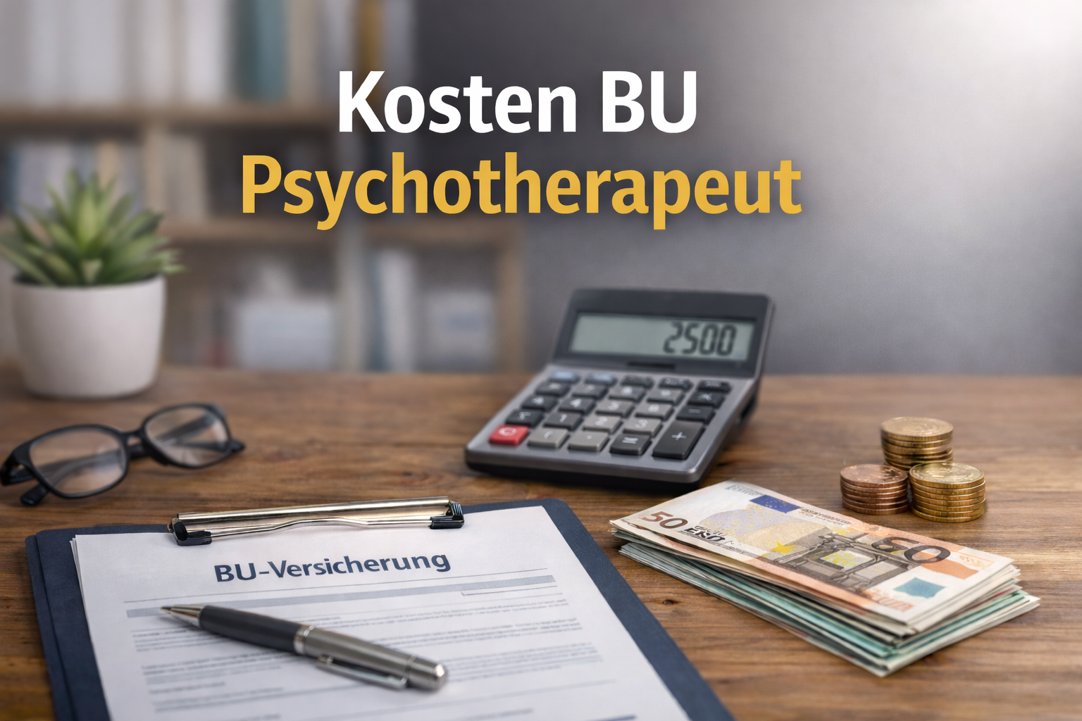 Was kostet eine BU für Psychotherapeuten?