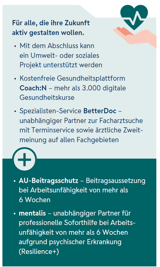 Nürnberger BU Zusatzleistungen